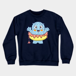 Monster donut cute Crewneck Sweatshirt